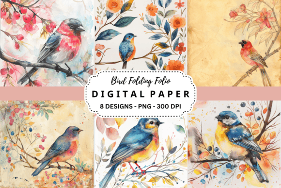 Bird Folding Folio Digital Backgrounds: Unlocking Creative Potential