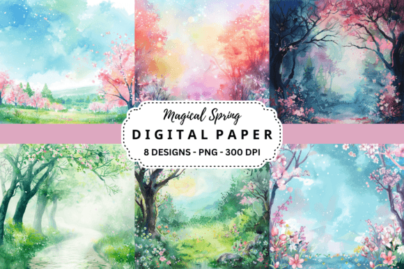 Bring Your Projects to Life with Magical Spring Backgrounds