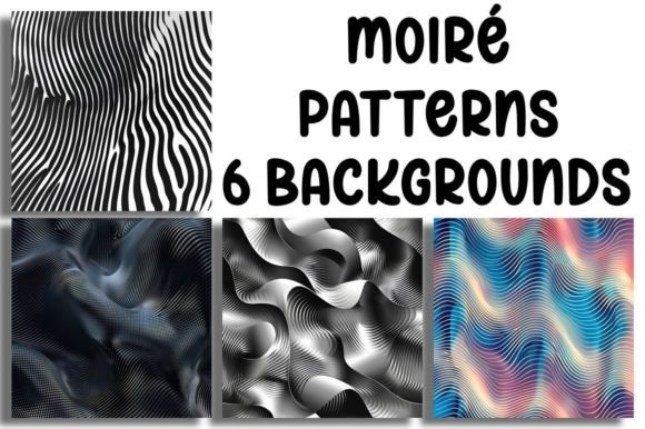 Ethereal Intricacies: Mastering Moiré Patterns Backgrounds