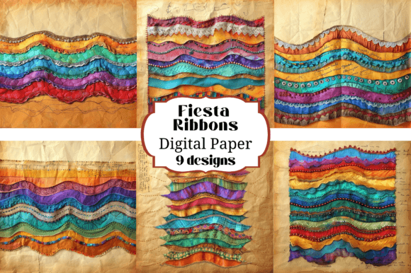 Infuse Vibrant Energy: Using 9 Colorful Fiesta Ribbon Backgrounds
