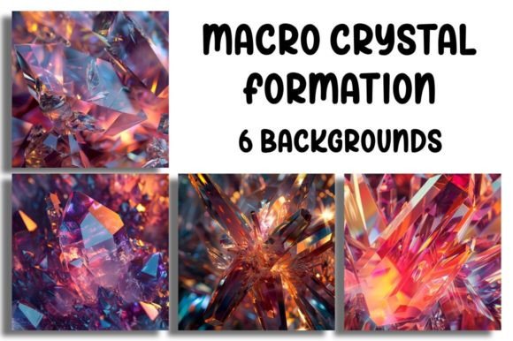 Macro Crystal Formation Backgrounds: A Designer's Guide