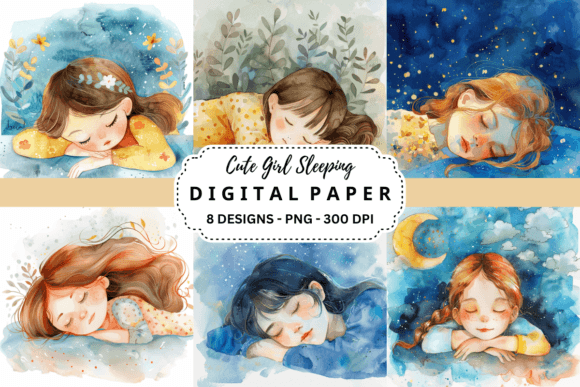 Soft Aesthetics: Utilizing Cute Girl Sleeping Backgrounds