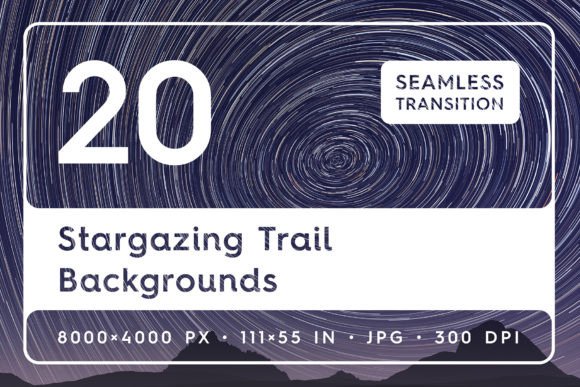 Stargazing Trail Backgrounds: Capturing Celestial Motion