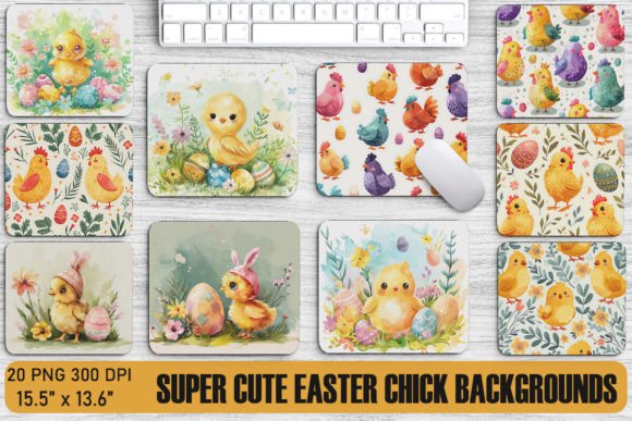 Super Cute Easter Chick Backgrounds: Your Go-To Easter Design Asset