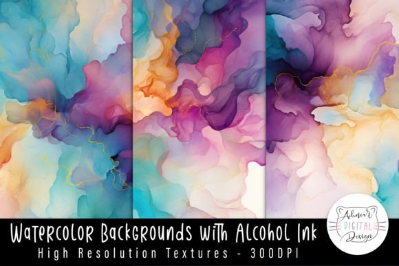 The Allure of Alcohol Ink: A Guide to Watercolor Backgrounds